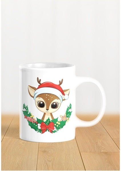 Hediyelik Yeniyıl / Yılbaşı / Noel Baba Baskılı Kupa Bardak