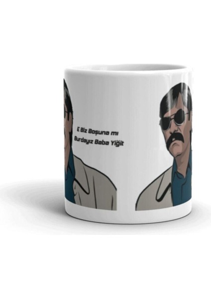 Kurtlar Vadisi Pala Gölge Ayyağımızın Altıdır Baskılı Porselen Kupa Bardak fiyatları