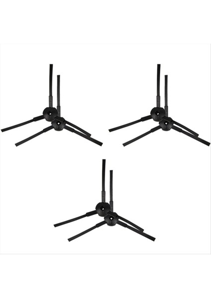 V55 V50 V5 V5S V3 V3S Pro X5 Aksesuarları Için 6 Adet Yan Fırçalı Robot Süpürge Parçaları (Yurt Dışından)