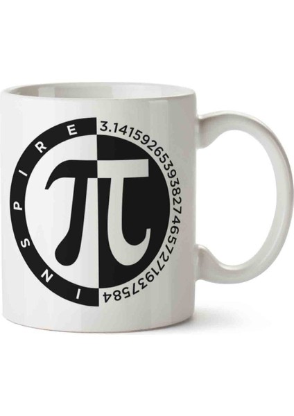 Pi Sayısı Geeky Pi-Symobol Day March 3 Porselen Kupa Bardak