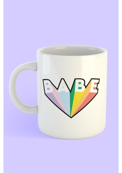 Porselen - Babe Yazılı Kupa