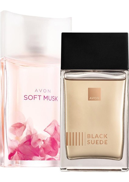 Black Suede Erkek Parfüm ve Soft Musk Kadın Parfüm Paketi 125 ml