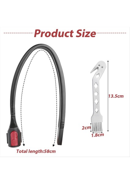 V15 V12 V11 V10 V8 V7 Elektrikli Süpürge Eklenti Nozulu Için Esnek Dar Alan Ucu (Yurt Dışından) fiyatları