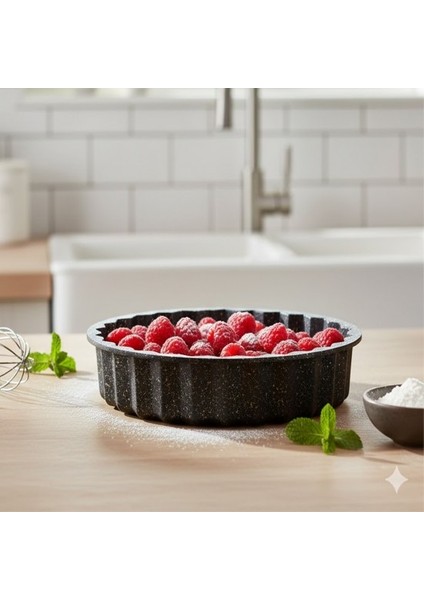 Papatya Granit Döküm Tart Kalıbı