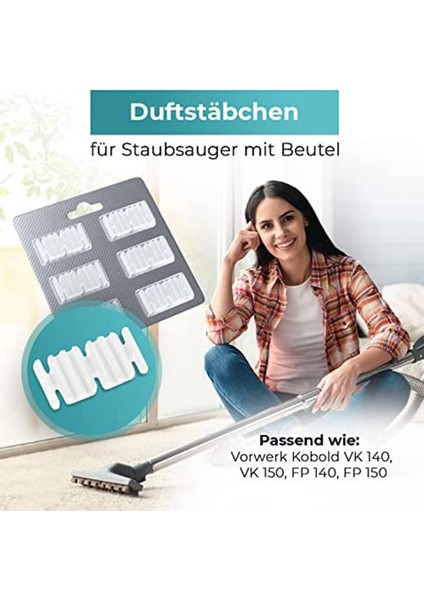 Kobold Vk 140 150 Elektrikli Süpürge ve Hava Tazeleyici Için Yedek Koku Çubukları Blok Seti (Yurt Dışından) indirimleri