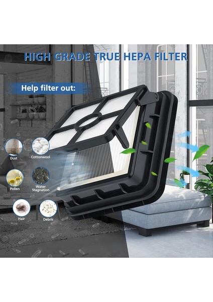 1866/1868/1926/1785 Elektrikli Süpürge Silindir Fırça Filtresi Yedek Paketi (Yurt Dışından) modelleri