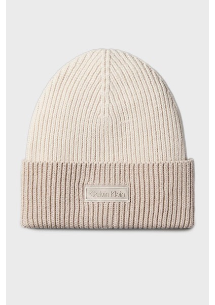 Yün ve Kaşmir Karışımlı Logolu Bere LV04D8029G67U Erkek Bere LV04D8029G 67U