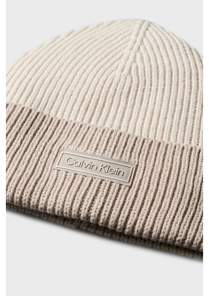 Yün ve Kaşmir Karışımlı Logolu Bere LV04D8029G67U Erkek Bere LV04D8029G 67U modelleri