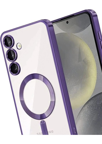 Samsung Galaxy A35 5g Kross Magneticsafe Kapak - Mor modelleri