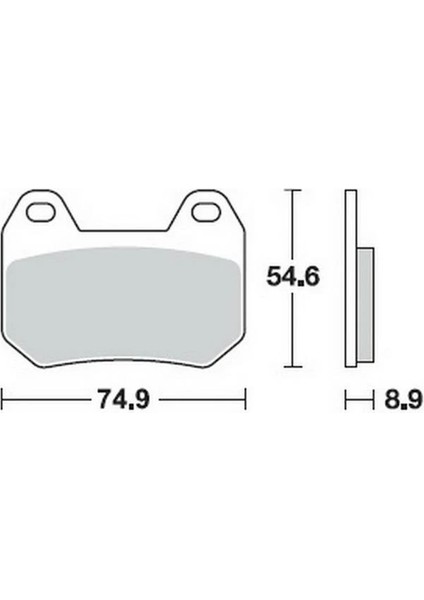 MCB713LF - Fren Balatası Arka - Trw