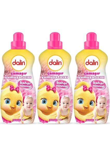 Çamaşır Yumuşatıcı 1500ML Bahar Ninnisi (3 Lü Set) (Bebeklere Özel)