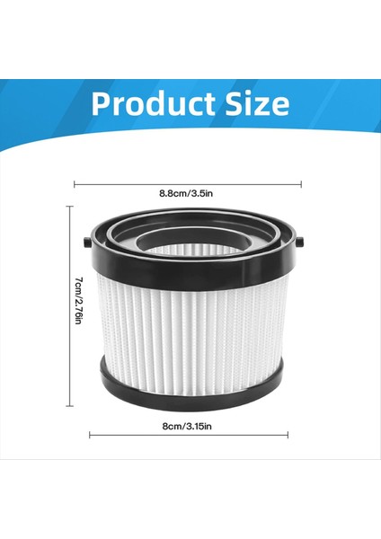 DCV5011H Yedek Filtre, Köpük Kollu Filtreli 20V Akülü Elektrikli Süpürge DCV501HB ile Uyumlu (Yurt Dışından) fiyatları