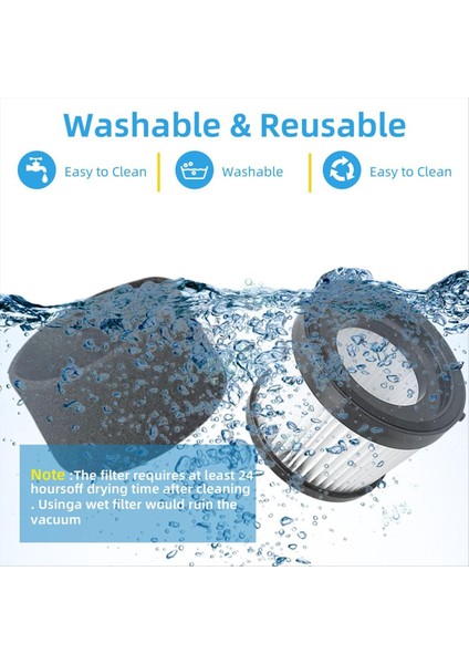 DCV5011H Yedek Filtre, Köpük Kollu Filtreli 20V Akülü Elektrikli Süpürge DCV501HB ile Uyumlu (Yurt Dışından) indirimleri