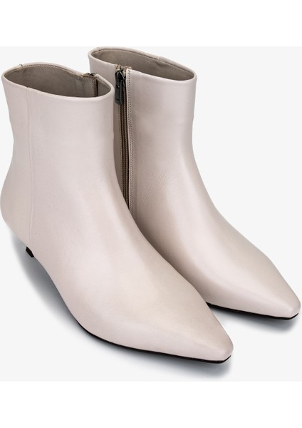 Kadın Hakiki Deri Bej Topuklu Bot 492 2035 Bn Bot SK25-26 Bej Dr fiyatları