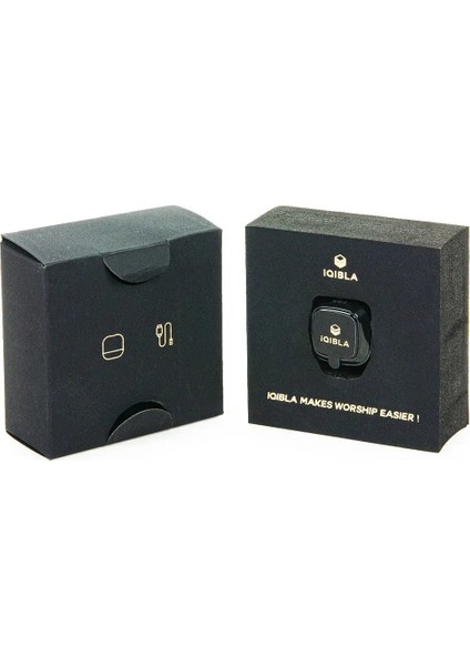 Iqibla M02 & M02 Pro Paslanmaz Çelik Akıllı Yüzük Saat Tesbih Zikirmatik Namaz Hatırlatıcı