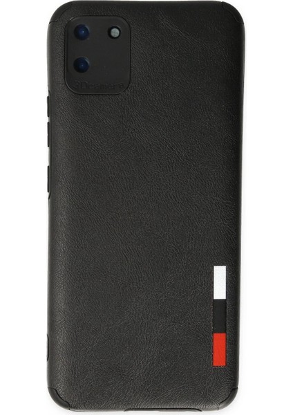Realme C11 Kılıf Loop Deri Silikon - Siyah