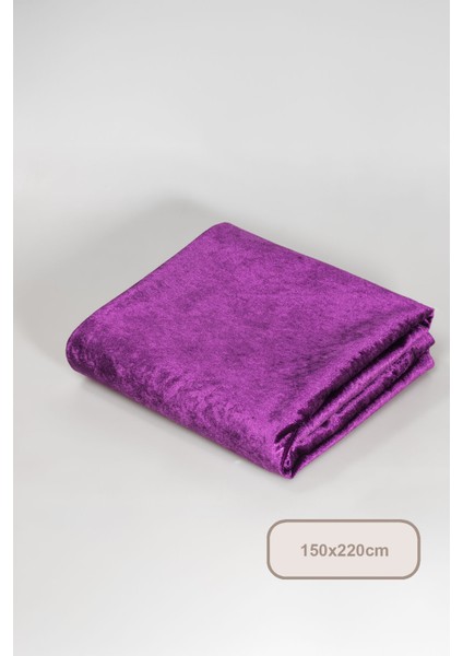 Kadife Masa Örtüsü Dikdörtgen (150X220 Cm) Mor fırsatları