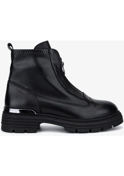 Kadın Hakiki Deri Siyah Casual Bot 1164 2353526 Bn Bot SK25-26 Sıyah Nappa