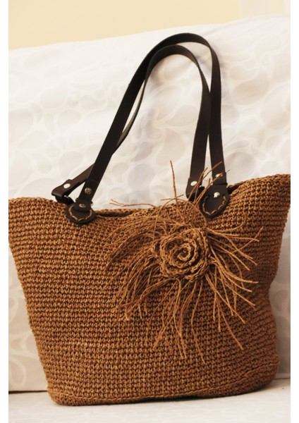 Kadın Omuz Çantası - Çiçek Detaylı