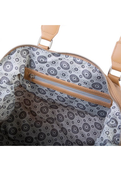 Ultra Hafif Su Geçirmez Spor Kadın Büyük Boy Omuz ve Çapraz Çanta Bej modelleri