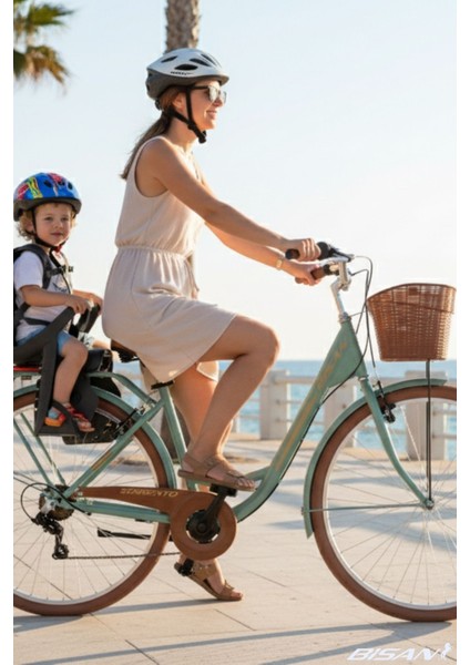 Sorrento-S Şehir Bisikleti 44 cm V 28 Jant 7 Vites Çağla Yeşili Gold modelleri