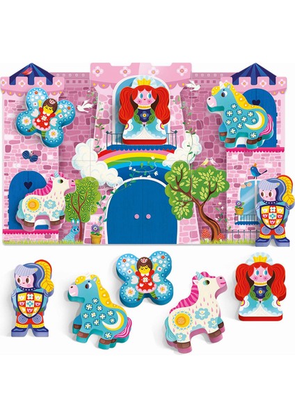 Montessori First Puzzle The Unicorn Wood (2-5 Yaş) ( Tek Boynuzlu At Temalı Puzzle) fiyatları