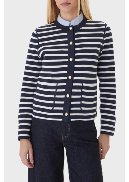 Pamuklu Regular Fit Çift Taraflı Düğmeli Kazak Bayan Kazak WW0WW40846 0x4 fırsatları