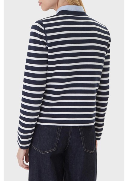 Pamuklu Regular Fit Çift Taraflı Düğmeli Kazak Bayan Kazak WW0WW40846 0x4 indirimleri