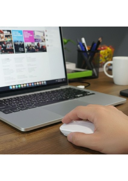 ® Beyaz Renkli Ergonomik Sessiz Kablosuz Mouse – USB Alıcılı, Ofis ve Oyun Için Konforlu Bilgisayar Faresi modelleri