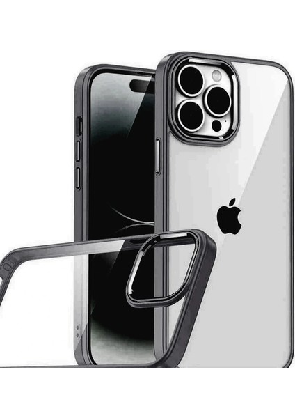 Apple iPhone 15 Pro Max Lensli Silikon - Siyah fiyatları