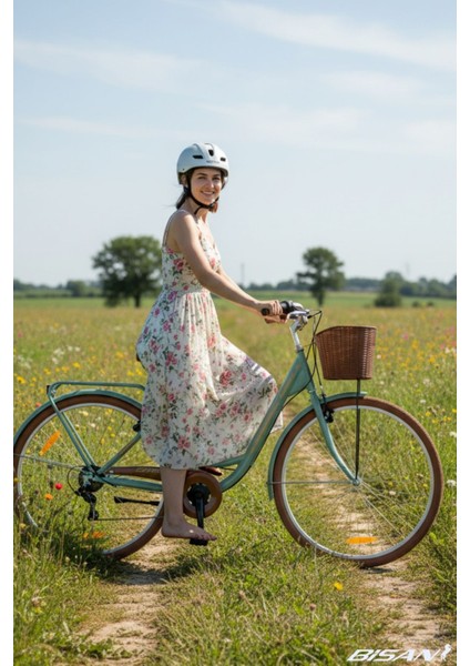 Sorrento-S Şehir Bisikleti 44 cm V 26 Jant 7 Vites Çağla Yeşili Gold modelleri