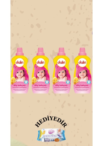 Konsantre Yumuşatıcı Düş Bahçesi 1200 ml x 4 Adet