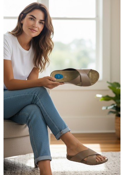 Tam Ortopedik Anatomik Taban Topuk Dikenine Uygun Terlik 994 indirimleri