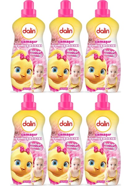 Çamaşır Yumuşatıcı 1500ML Bahar Ninnisi (6 Lı Set) (Bebeklere Özel)