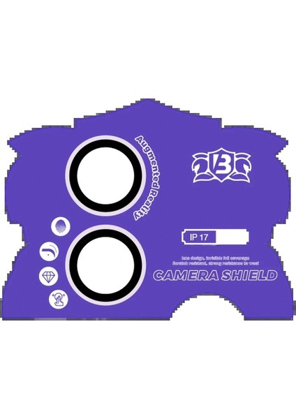 Apple iPhone 17 Bilvis Titan Kamera Lens - Lila fiyatları