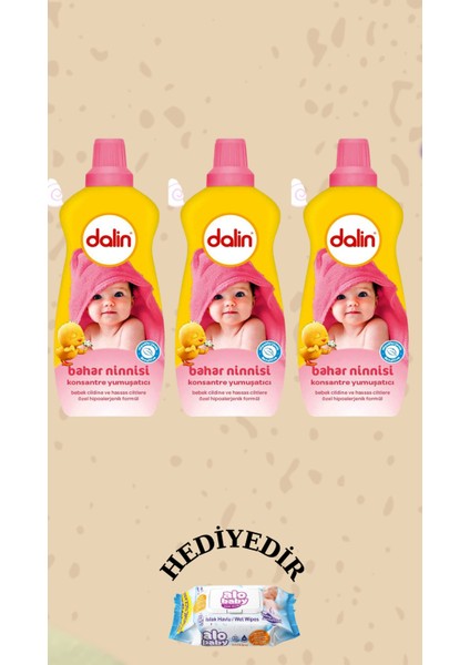 Konsantre Yumuşatıcı Bahar Ninnisi 1200 ml x 3 Adet