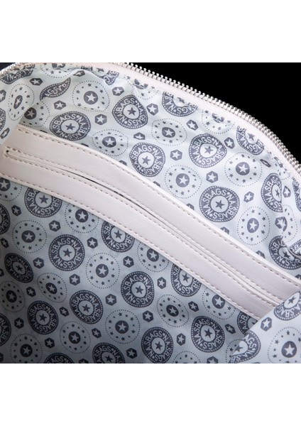 Ultra Hafif Su Geçirmez Spor Kadın Büyük Boy Omuz ve Çapraz Çanta Krem indirimleri