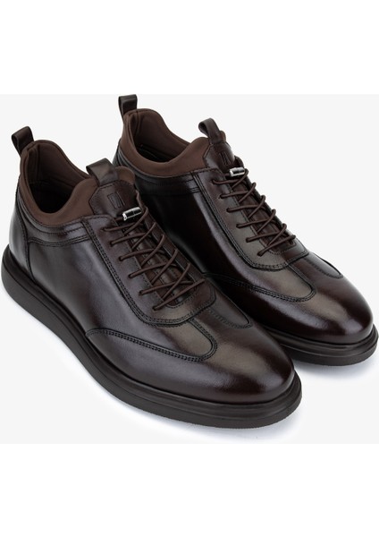 Erkek Hakiki Deri Kahverengi Casual Ayakkabı 1157 253-10 Erk Ayk SK25-26 Kahve fiyatları
