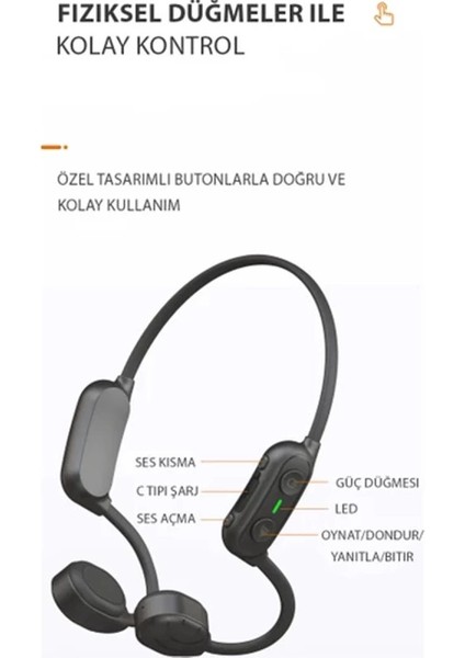 AS10 Plus Suya Dayanıklı Bluetooth Kulaklık - Siyah modelleri