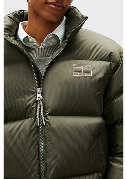 Relaxed Fit Çıkarılabilir Kapüşonlu Su Itici Şişme Mont Erkek Mont DM0DM22036 Mrh fırsatları