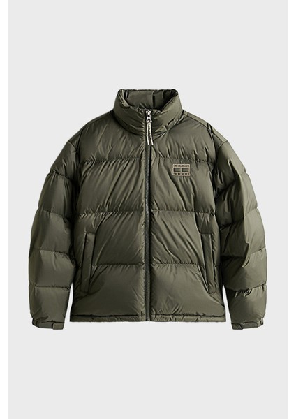 Relaxed Fit Çıkarılabilir Kapüşonlu Su Itici Şişme Mont Erkek Mont DM0DM22036 Mrh