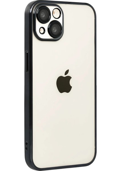 Apple iPhone 15 Lensli Silikon - Siyah
