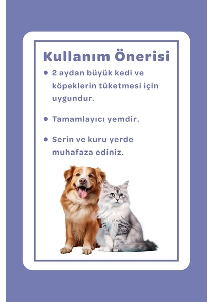Kedi ve Köpekler Için Prebiyotik ve Probiyotik Toz 2gr (30'lu) indirimleri