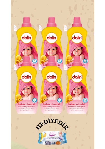 Konsantre Yumuşatıcı Bahar Ninnisi 1200 ml x 6 Adet