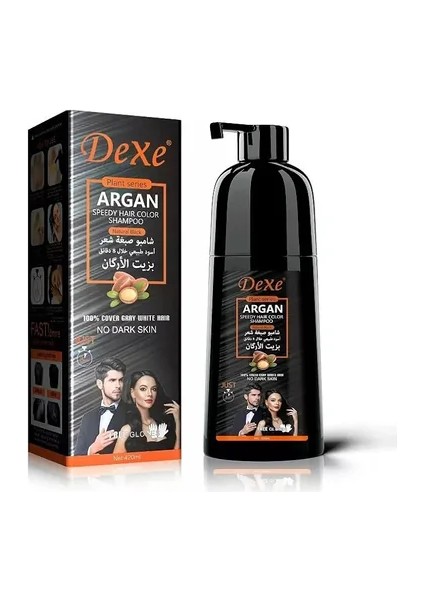 Argan Içerikli Siyah Boya Şampuan ( Siyah Pigmentli Saç Şampuanı) 420 ml