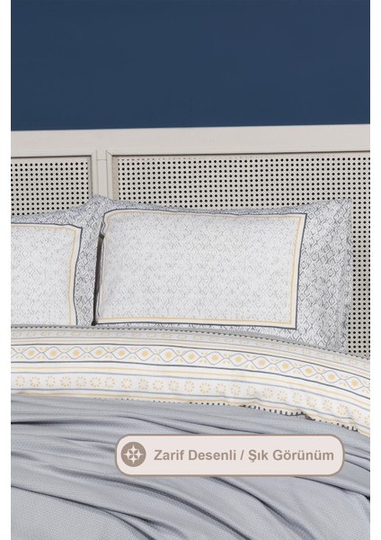 Liya Nevresimli Pike Takımı Çift Kişilik Pamuklu 5 Parça (200X220 Cm) Gri modelleri