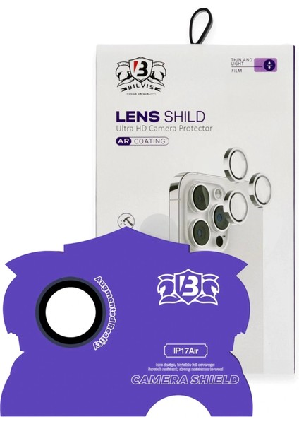 Apple iPhone 17 Air Bilvis Titan Kamera Lens - Lacivert