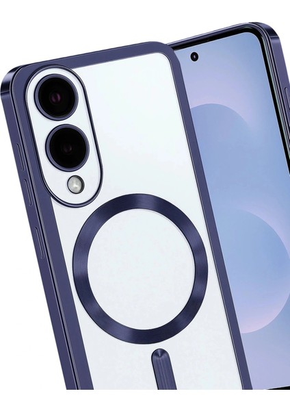Samsung Galaxy S25 Edge Kross Magneticsafe Kapak - Lacivert modelleri