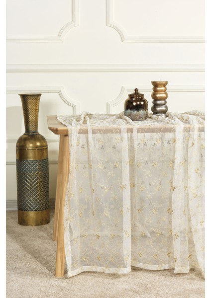 Masal Masa Örtüsü (150X230 Cm) Gold