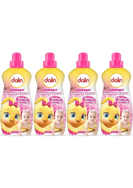 Çamaşır Yumuşatıcı 1500ML Bahar Ninnisi (4 Lü Set) (Bebeklere Özel)